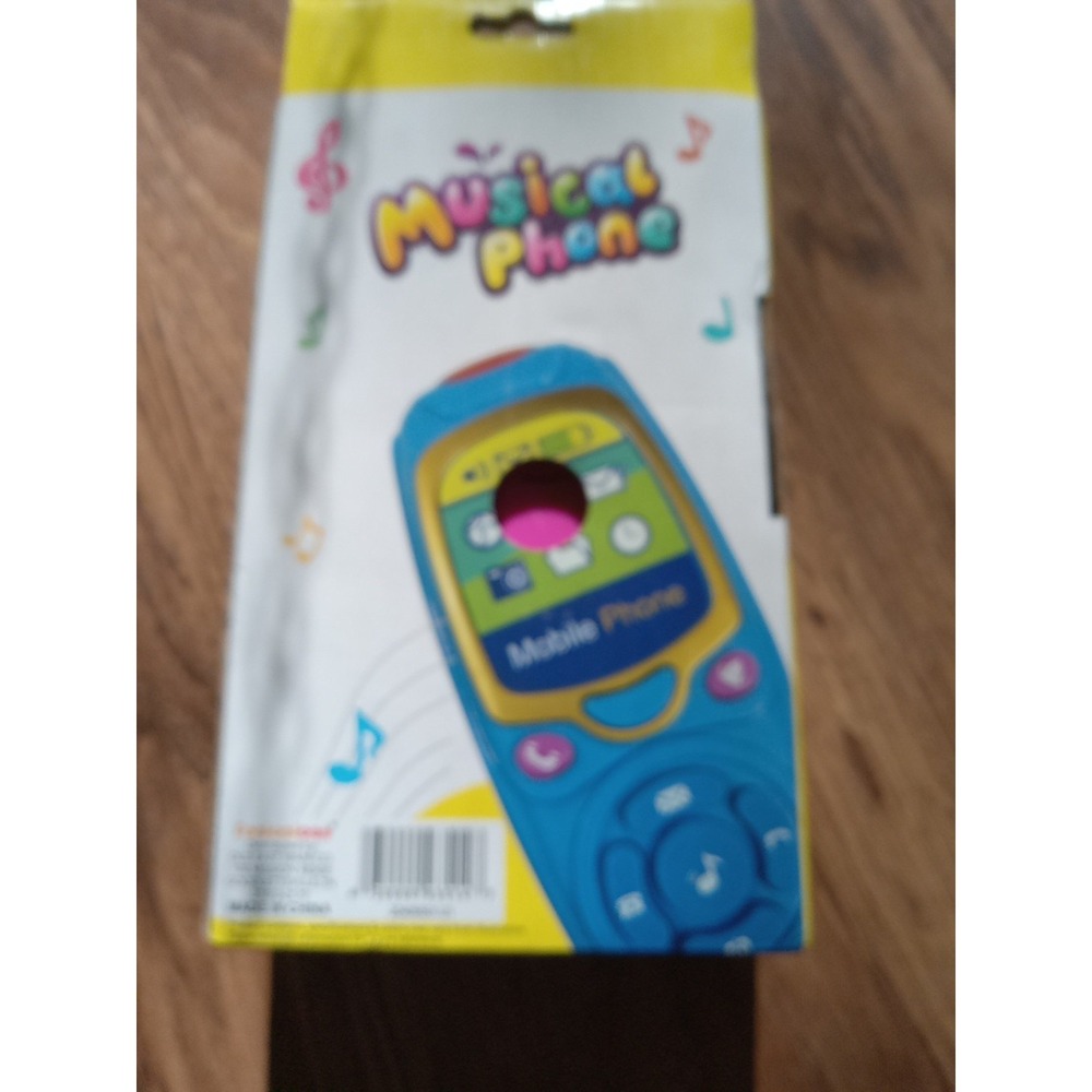 Musical Phone Toy For Toddler 24 Mo+ Push Buttons Makes Different Sounds New - Picture 10 of 11
